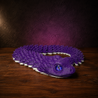 Bewegliche 3D-Schlange Scale als Sammelfigur und Dekoration