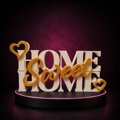 Schriftzug Home Sweet Home
