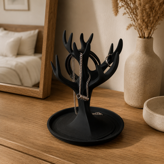 Schmuckhalter TreeStand in Baumform zur dekorativen Aufbewahrung von Schmuck